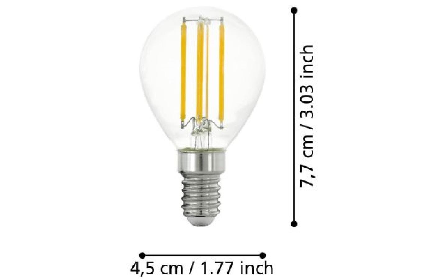 EGLO Leuchten Lampe 4 W E14 Warmweiss