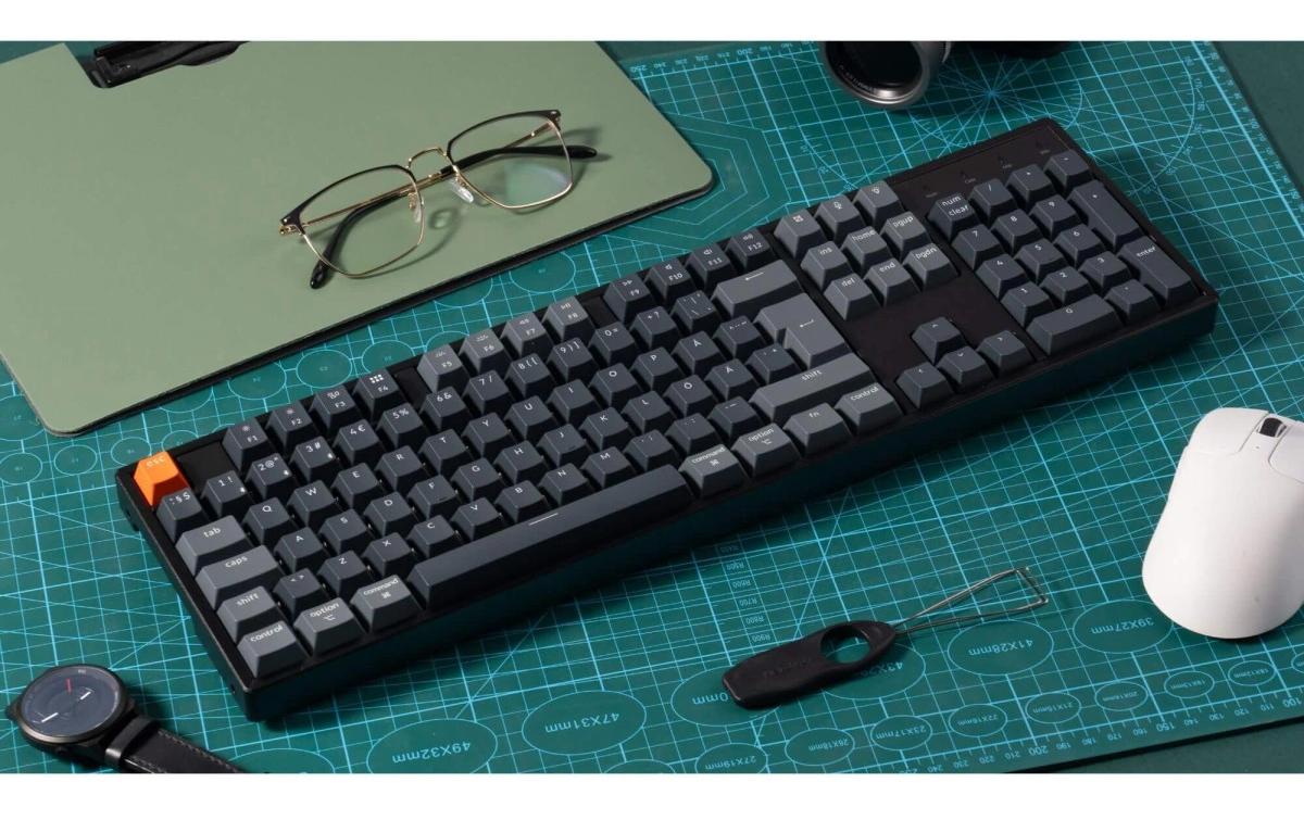 Keychron Gaming-Tastatur K10 QMK Version 2 Red Switch