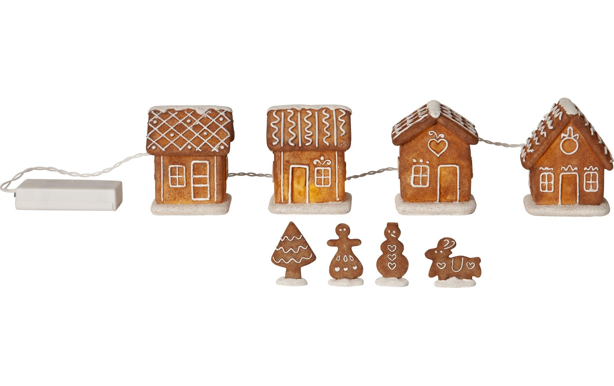 Star Trading LED-Figur Gingerville, Warmweiss