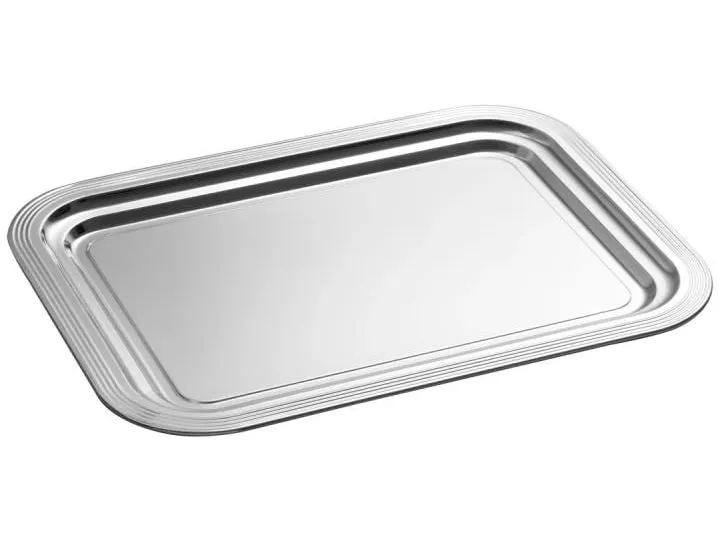 APS Servierplatte Classic 41 x 31 x 1.5 cm, Silber APS Servierplatte Classic 41 x 31 x 1.5 cm, Silber