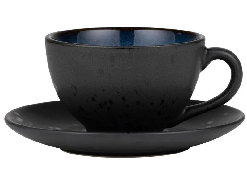 Bitz Kaffeetasse 240 ml, 6 Stück, Schwarz/Dunkelblau Bitz Kaffeetasse 240 ml, 6 Stück, Schwarz/Dunkelblau