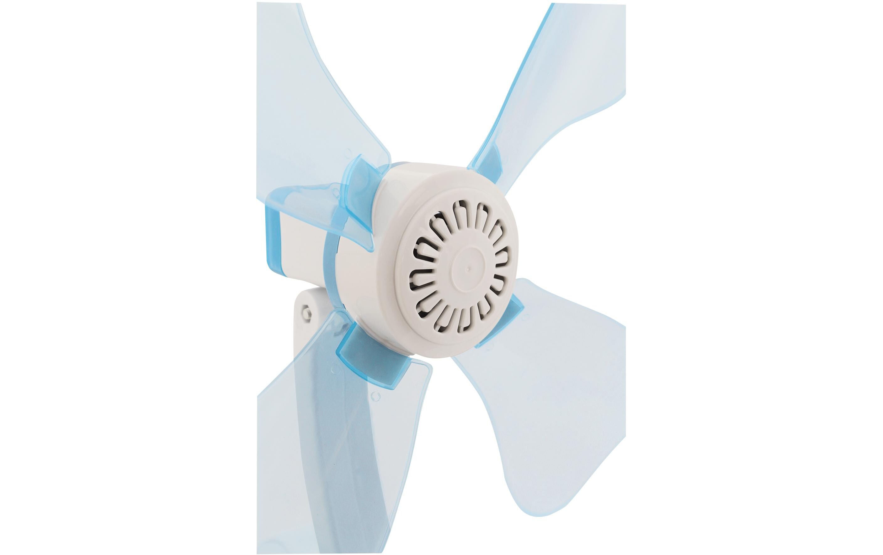 Eurotrail Klammer-Ventilator 12 V Hellblau/Weiss