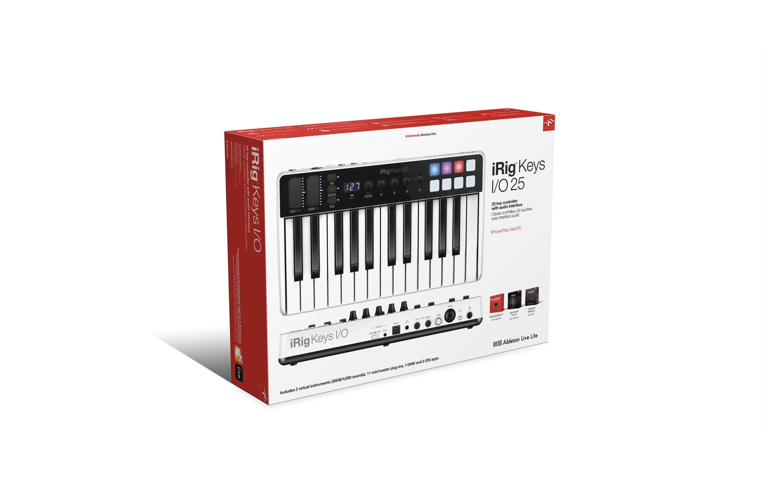 IK Multimedia Keyboard Controller iRig Keys I/O 25
