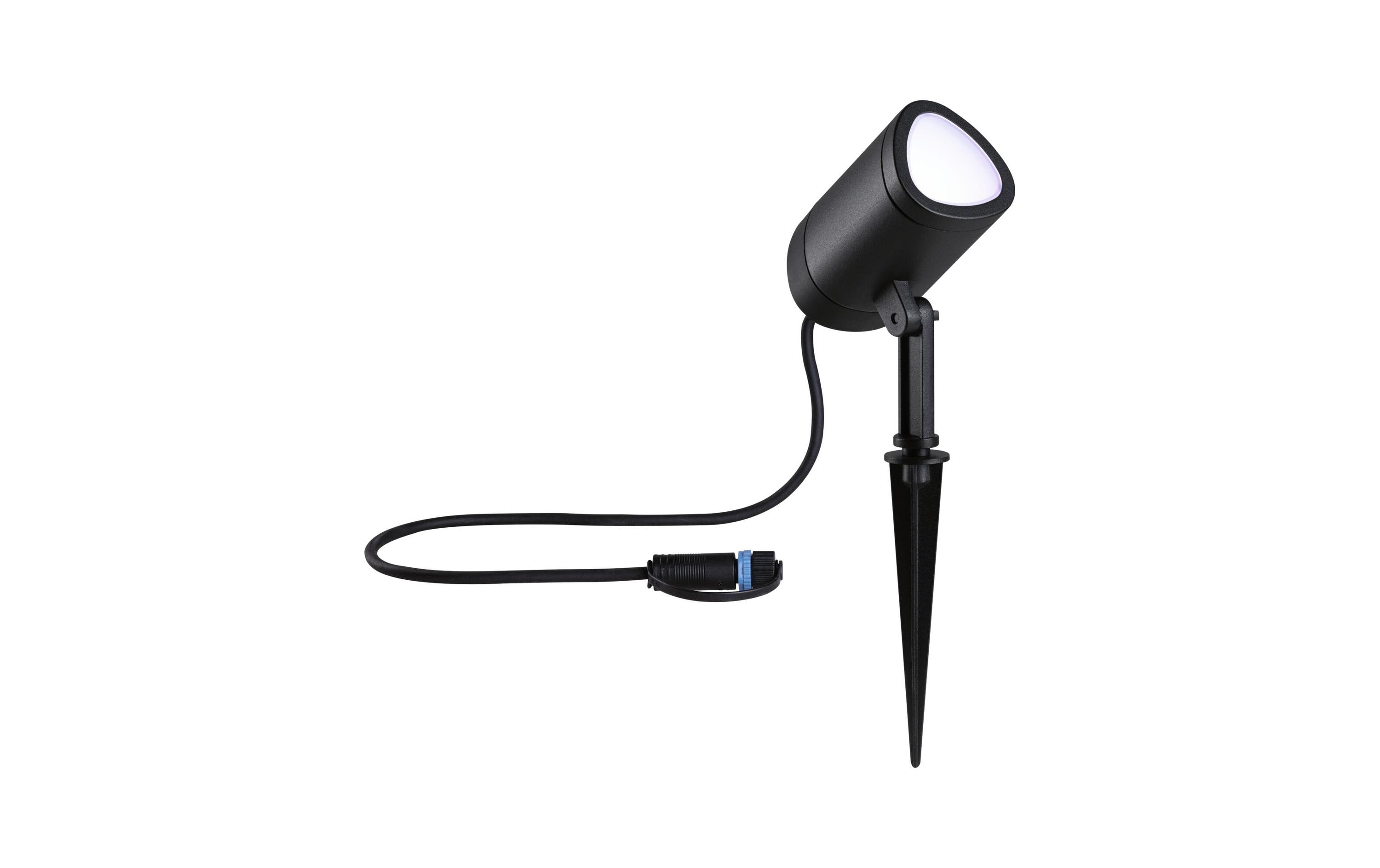 Paulmann Outdoor Gartenspot Plug & Shine Shira, RGBW, 6.5W, Anthrazit