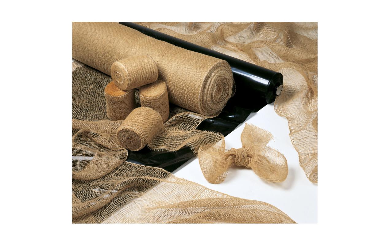 Colibri Wickelstreifen aus Jute, Natur, 230 g/m², 300 x 6 cm Colibri Wickelstreifen aus Jute, Natur, 230 g/m², 300 x 6 cm