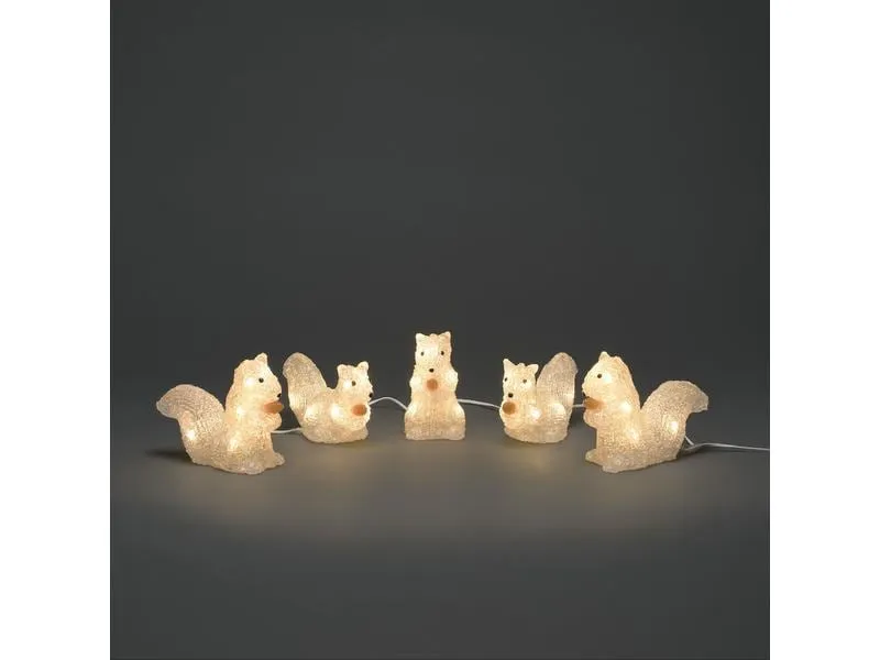 Konstsmide LED-Figur Eichhörnchen, 5 x 8 LED Konstsmide LED-Figur Eichhörnchen, 5 x 8 LED