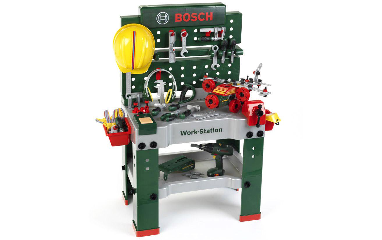 Klein-Toys Handwerker BOSCH 150 - teilige Werkbank