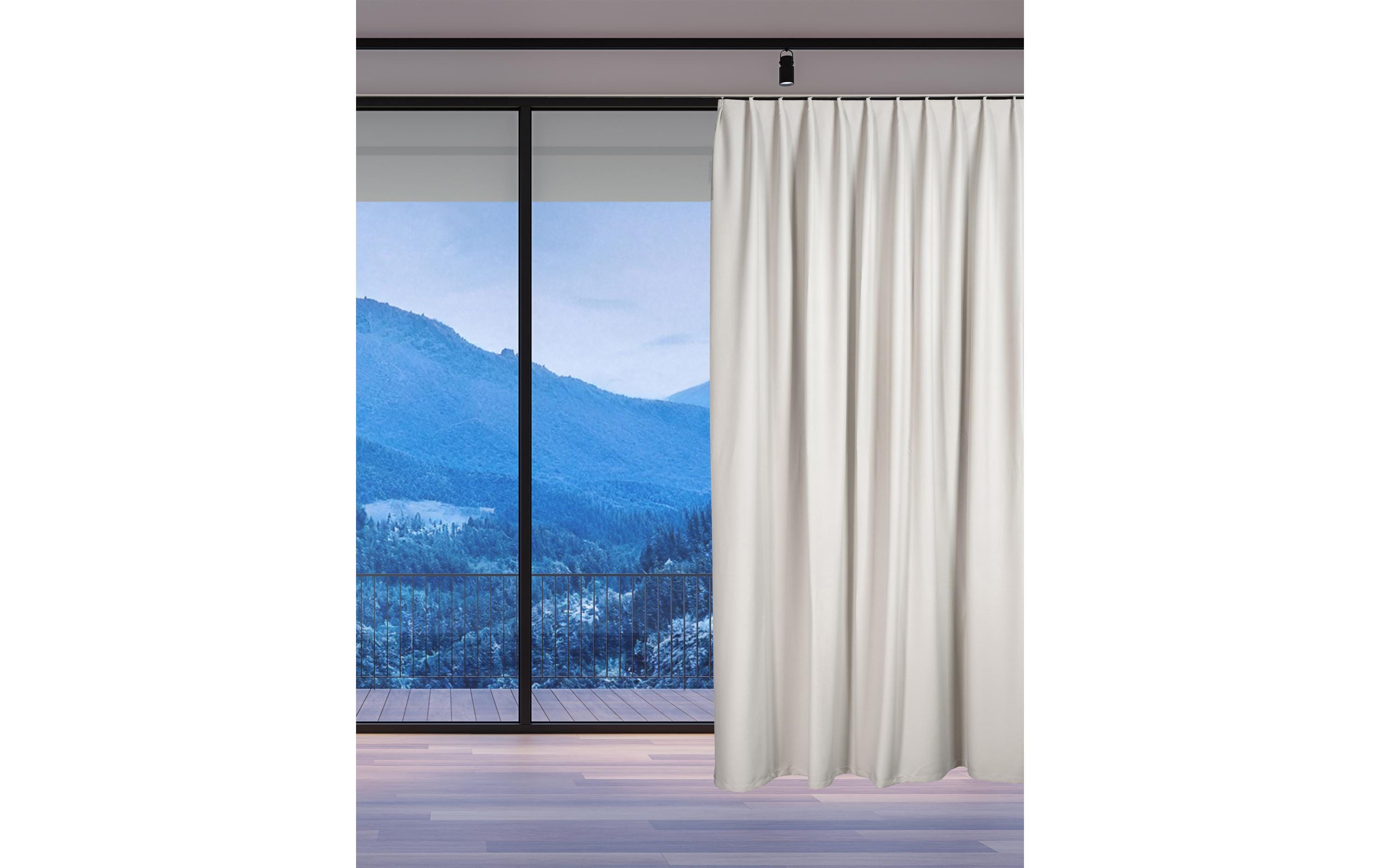 Casa Leon Nachtvorhang 140 cm x 245 cm, Creme