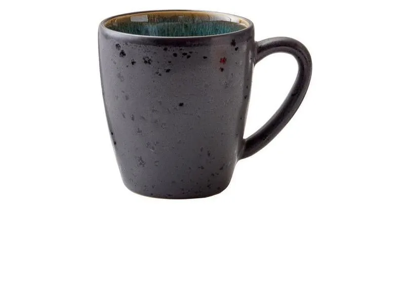 Bitz Kaffeetasse 190 ml, 6 Stück, Schwarz/Grün