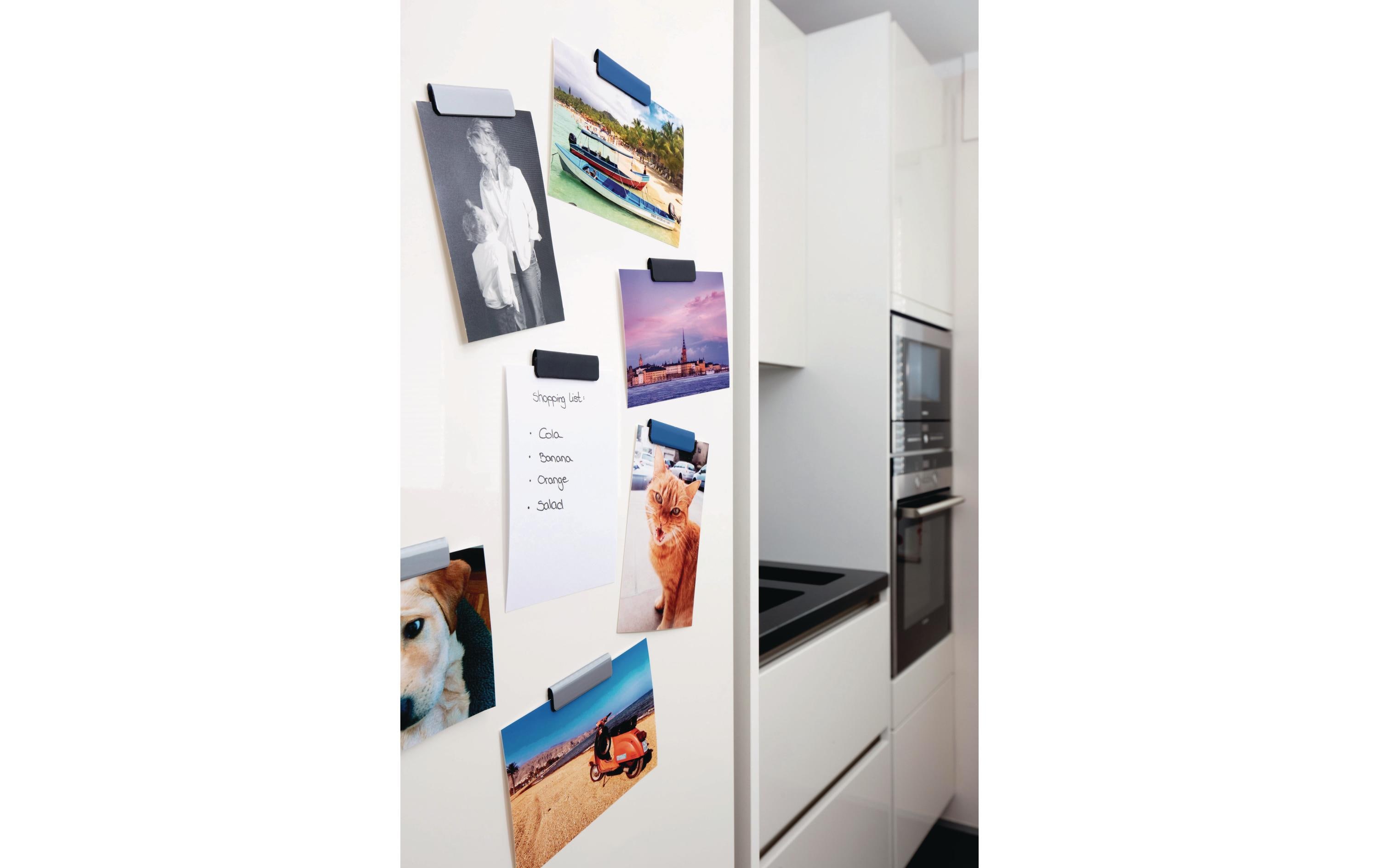 DURABLE Haftmagnet Durafix Clip 60 mm Silber, 10 Stück