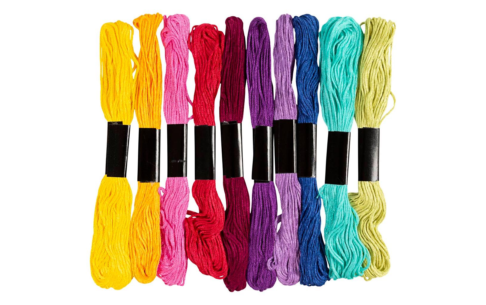 Creativ Company Stickgarn Mehrfarbig, 10 x 8 m Creativ Company Stickgarn Mehrfarbig, 10 x 8 m