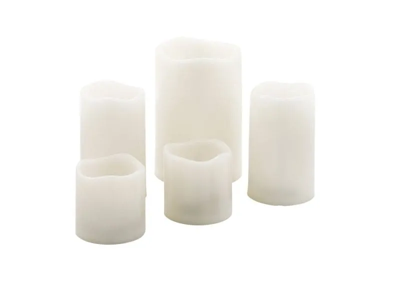 EGLO Leuchten LED-Kerzen Set SOLAR 5 Stück, Beige EGLO Leuchten LED-Kerzen Set SOLAR 5 Stück, Beige