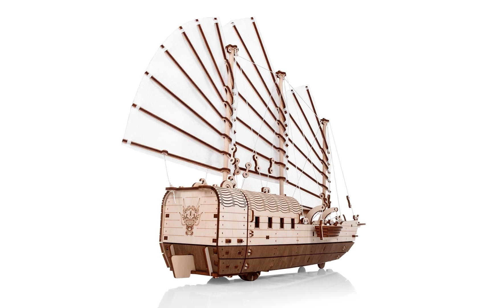 Eco-Wood-Art Bausatz Asiatisches Schiff Djong