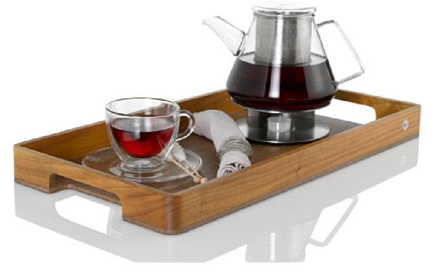 AdHoc Serviertablett Serve Akazienholz/Walnuss