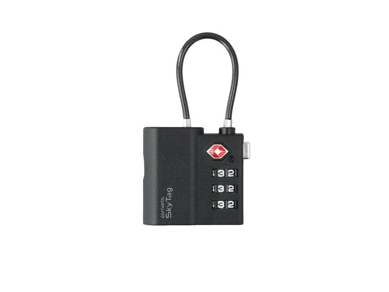 4smarts Standort-Finder SkyTag TSA Lock Schwarz