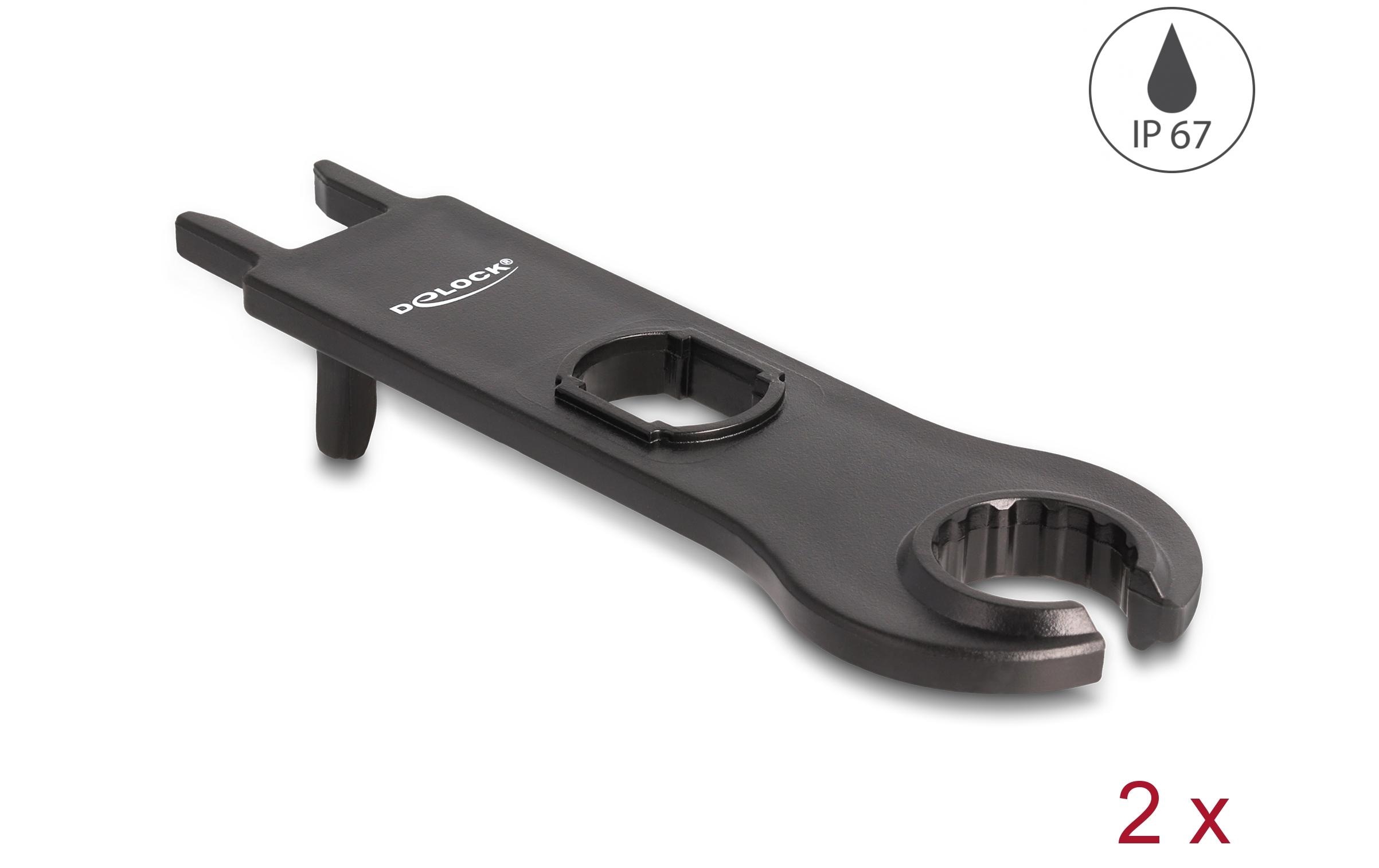 Delock Werkzeug für DL4 Kabel & Konnektoren Rund, 2 Stück Delock Werkzeug für DL4 Kabel & Konnektoren Rund, 2 Stück