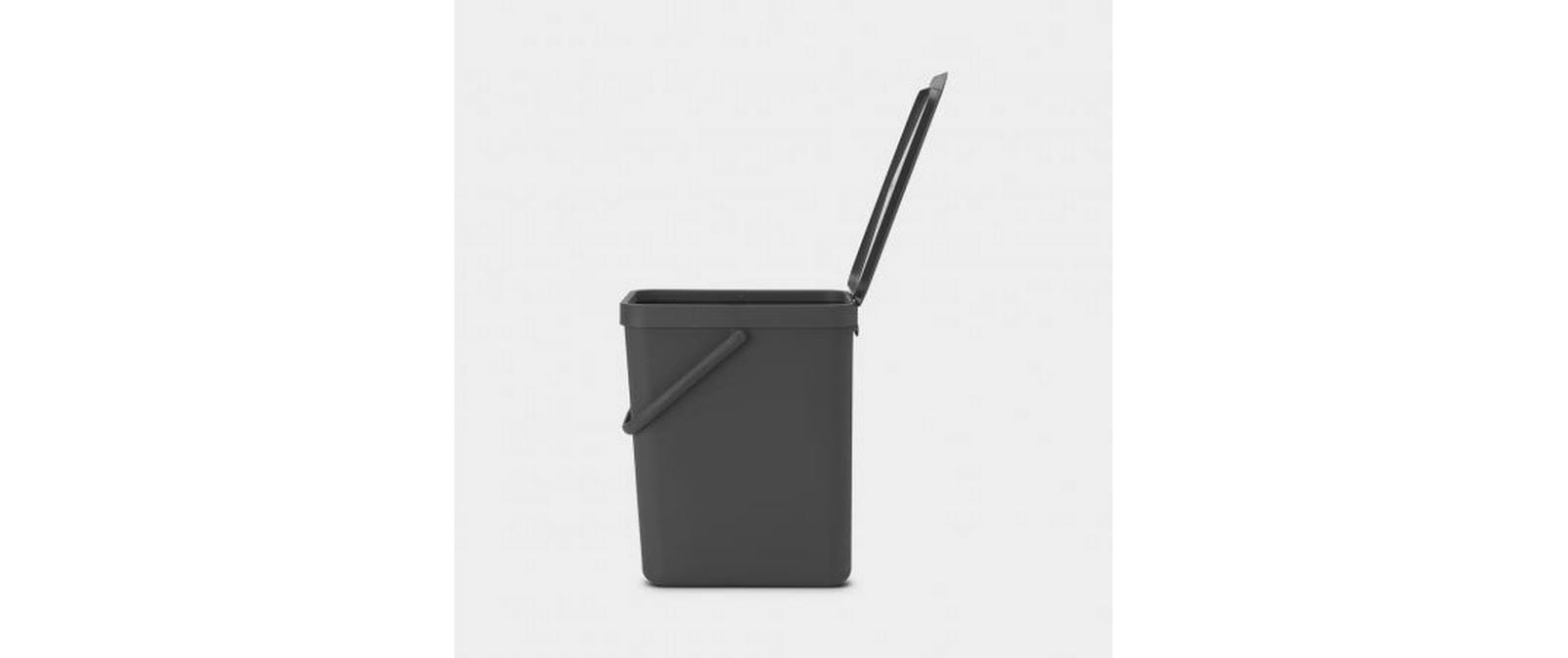 Brabantia Recyclingbehälter Sort & Go 12 l, Grau
