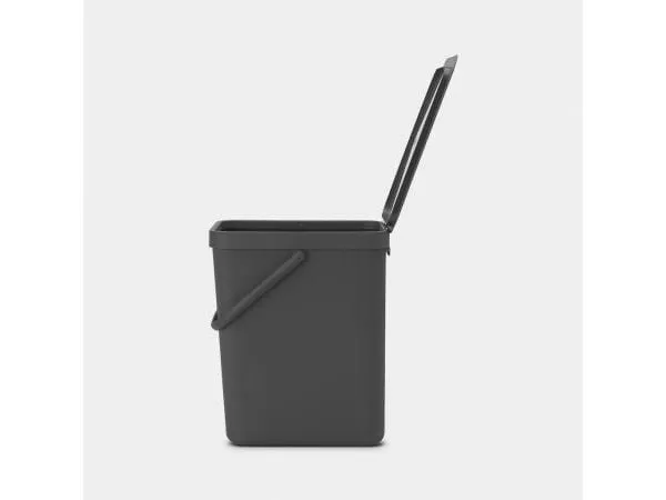 Brabantia Recyclingbehälter Sort & Go 12 l, Grau Brabantia Recyclingbehälter Sort & Go 12 l, Grau