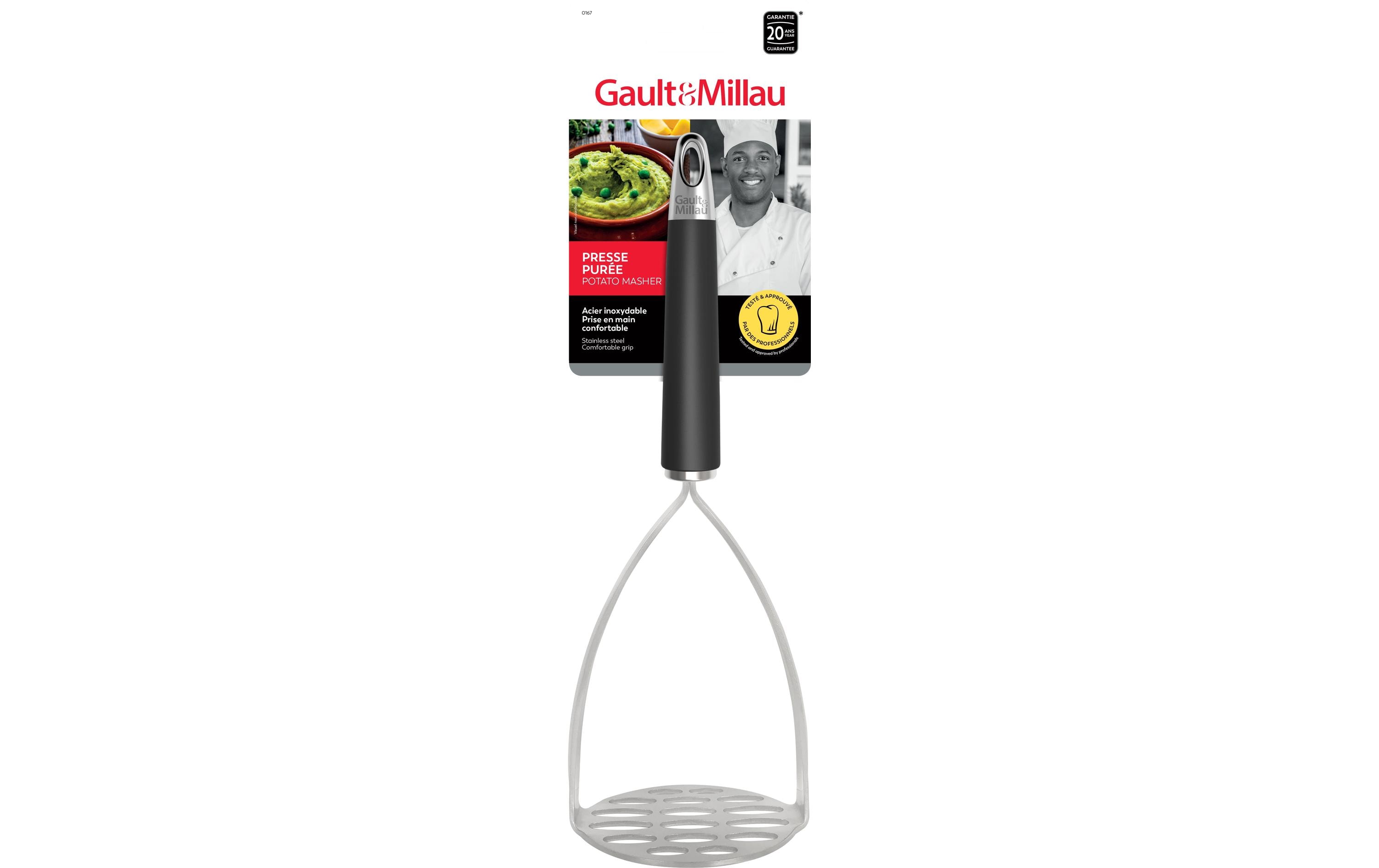 Gault Millau Kartoffelstampfer Silber / Schwarz