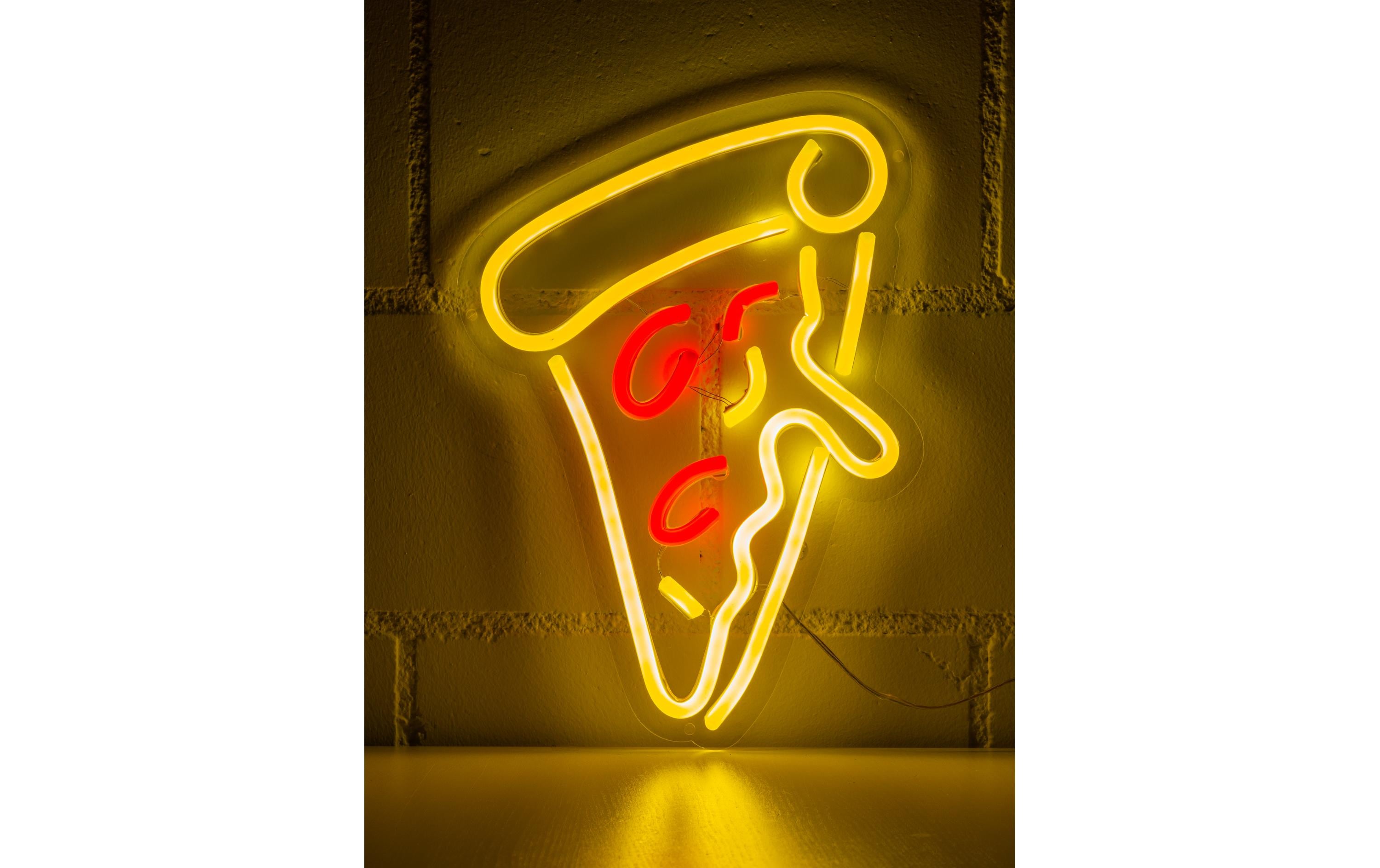 Vegas Lights LED Dekolicht Neonschild Pizza 30 x 23 cm