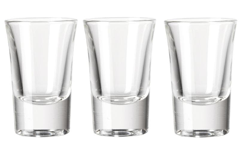 Montana Schnapsglas Pure 35 ml, 3 Stück, Transparent 