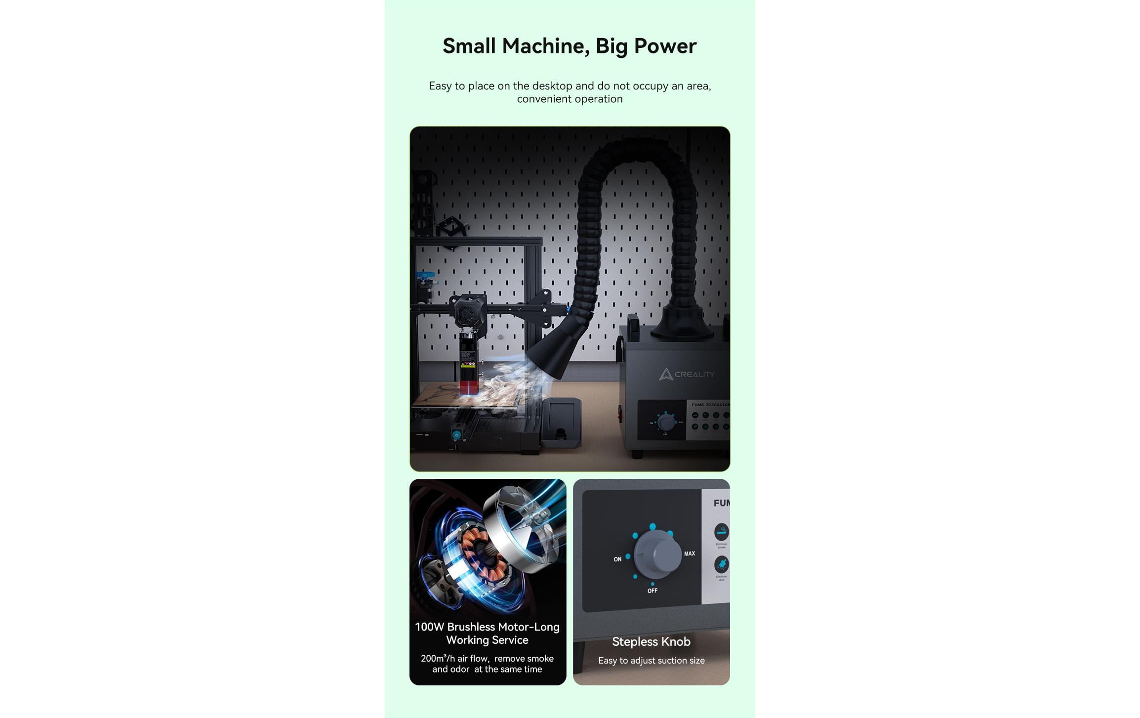 Creality Filteranlage Fume Extractor 100W