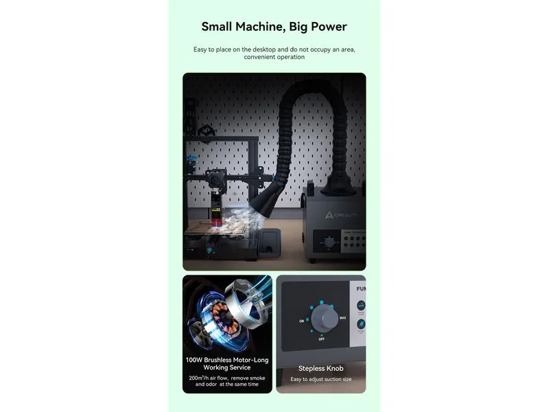 Creality Filteranlage Fume Extractor 100W Creality Filteranlage Fume Extractor 100W