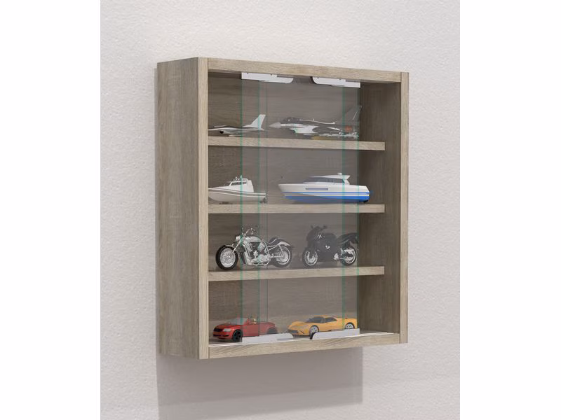 VCM Vitrine Agisa S 37 x 40 cm, Eiche