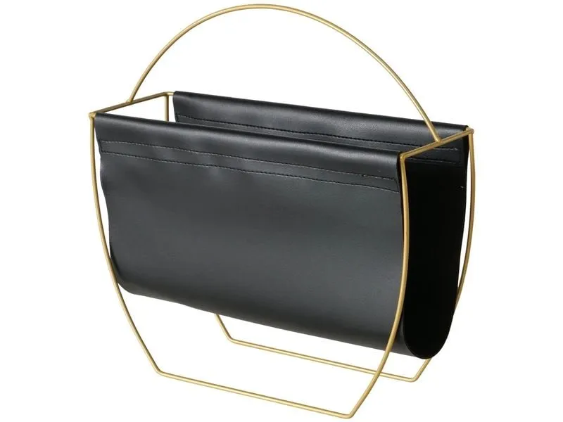Boltze Zeitungsständer Rulana Gold/Schwarz Boltze Zeitungsständer Rulana Gold/Schwarz