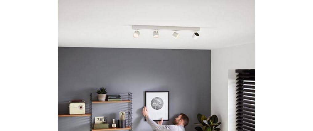 Philips Aufbauspot Star, 4 x 4.5W, 2700K, Weiss