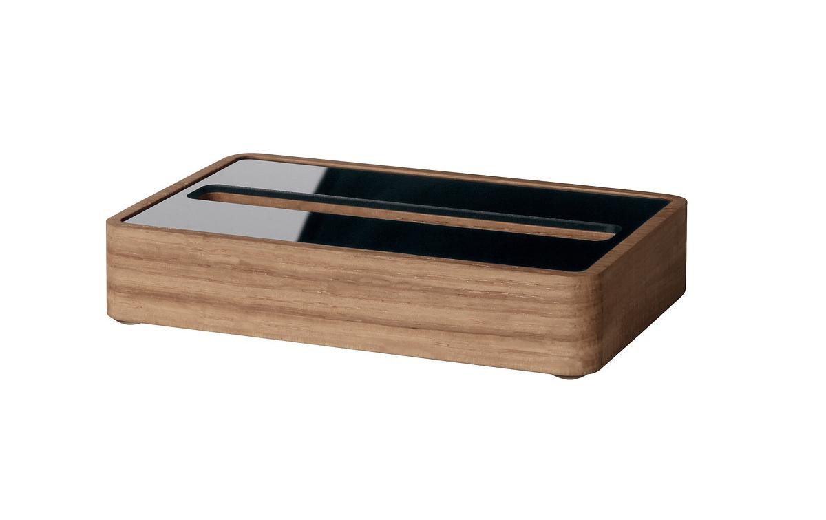 Sigel Visitenkartenhalter 1-fach, Schwarz/Braun