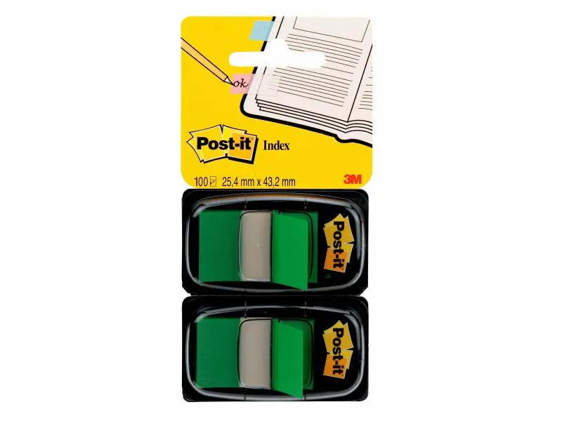 Post-it Page Marker Post-it Index 680-B2 Grün, 2 Stück Post-it Page Marker Post-it Index 680-B2 Grün, 2 Stück