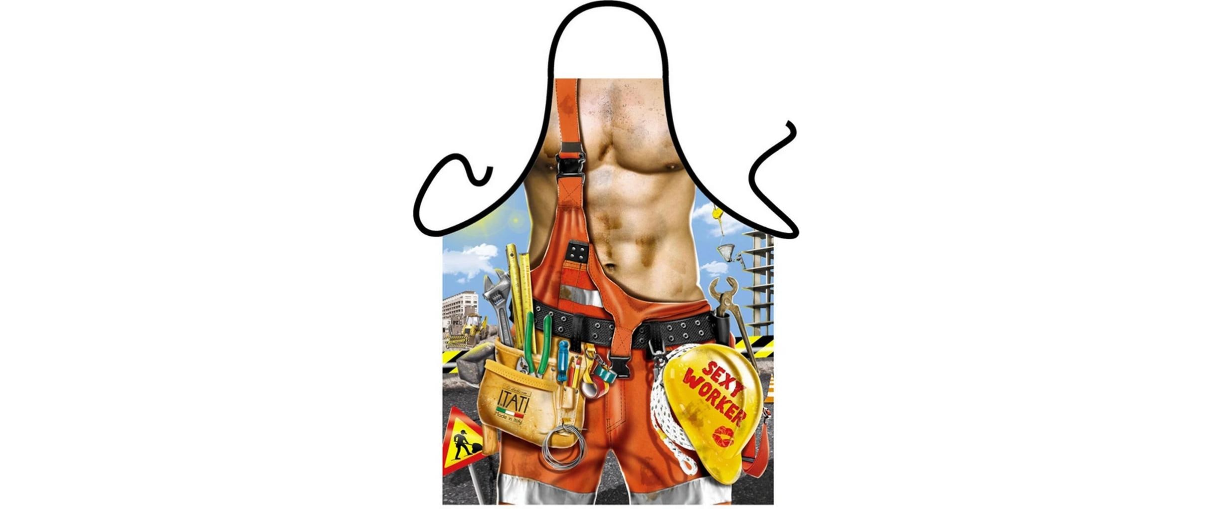 Trendcompany Kochschürze Bauarbeiter