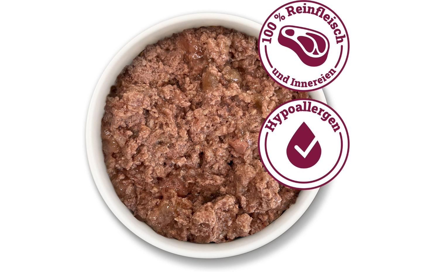 Herrmann's Nassfutter Kaninchen Reinfleisch 6 x 800 g