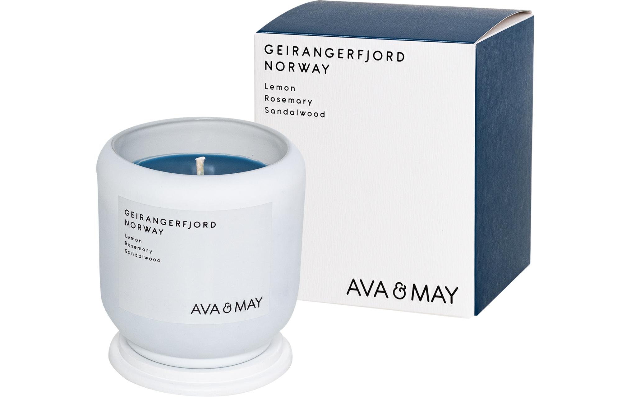 AVA & MAY Geirangerfjord Duftkerze 200 g