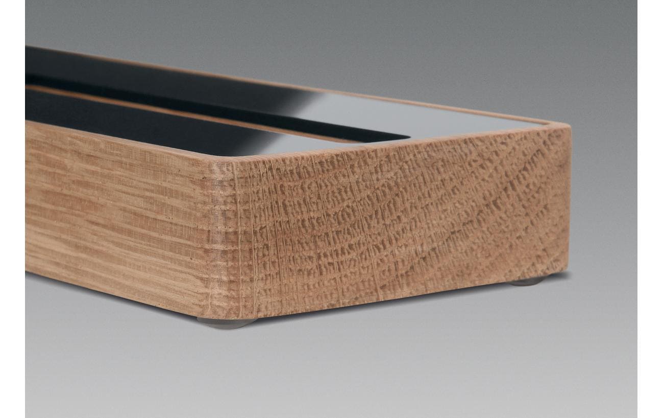 Sigel Visitenkartenhalter 2-fach, Schwarz/Braun