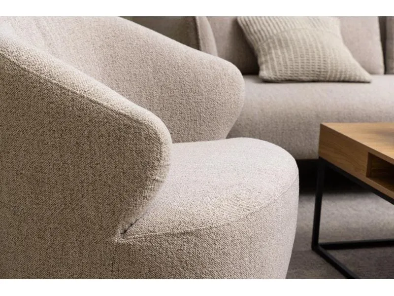 AC Design Sessel Westport Beige, 80 x 80 x 76.5 cm AC Design Sessel Westport Beige, 80 x 80 x 76.5 cm