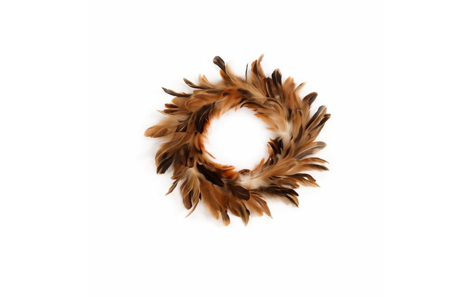 CHALET Osterkranz rundgebunden 20 cm, Braun