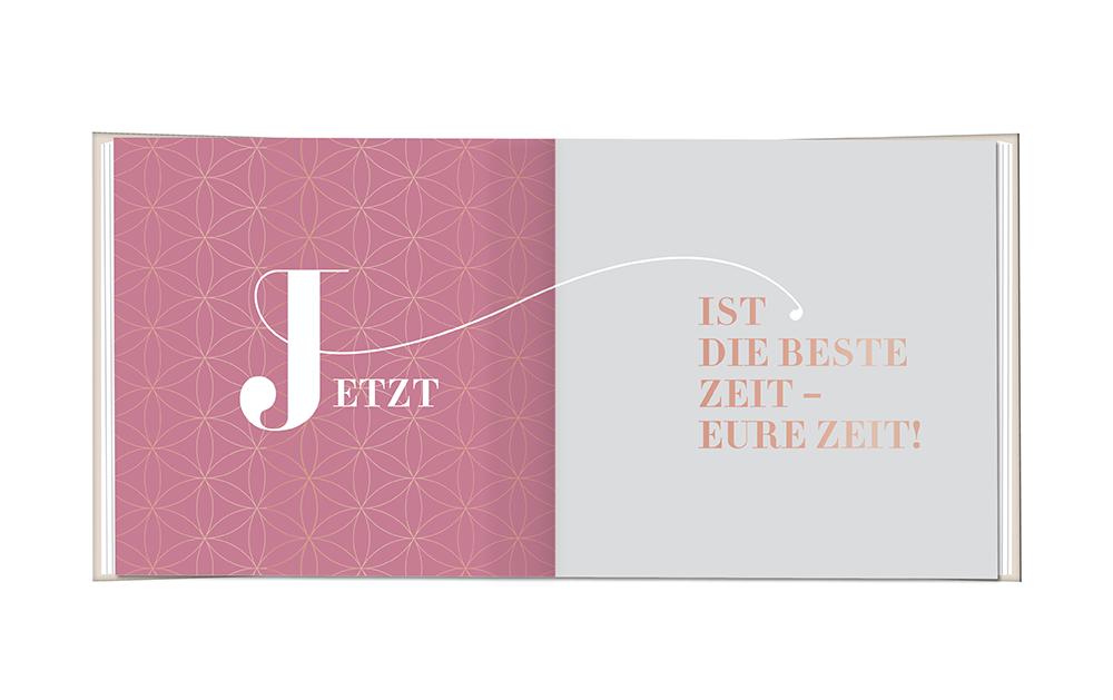 Grafik Werkstatt Minibuch Ihr feiert Hochzeit!