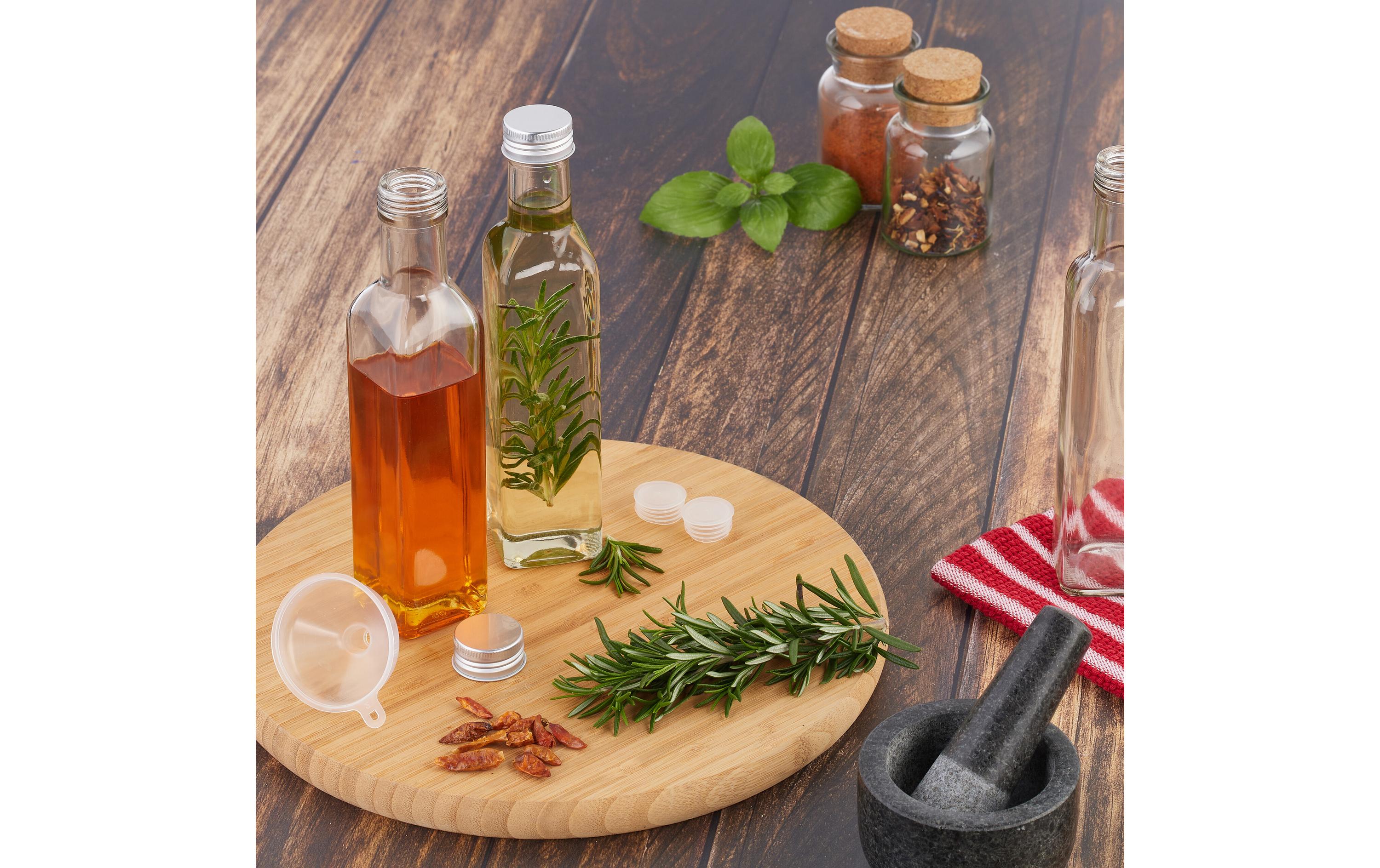 relaxdays Einmachflasche 250 ml, 8 Stück