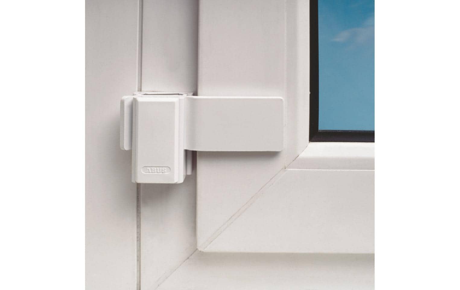 Abus Fenster-Zusatzsicherung SW10 W Weiss Stahl Abus Fenster-Zusatzsicherung SW10 W Weiss Stahl