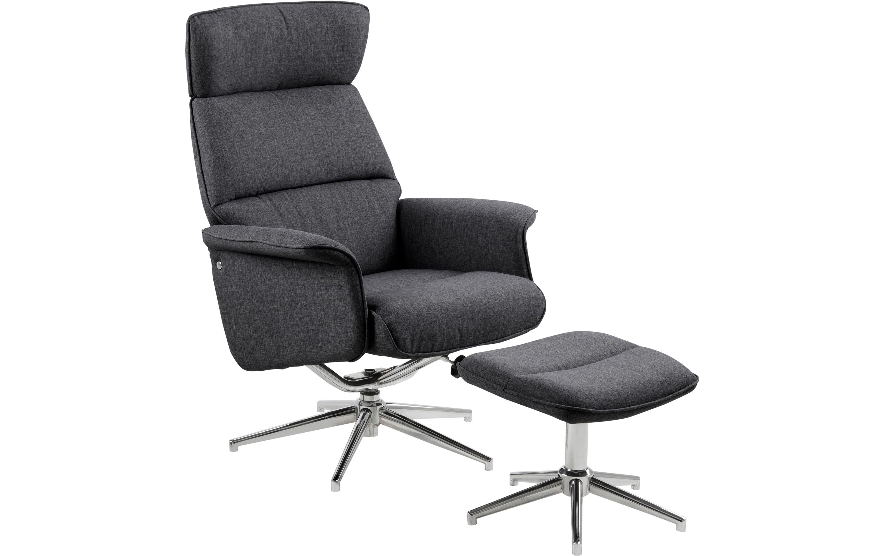 AC Design Sessel Alura Polyurethan (PU)/Stahl, Dunkelgrau