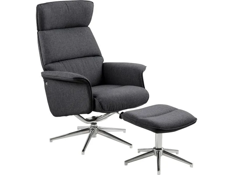 AC Design Sessel Alura Polyurethan (PU)/Stahl, Dunkelgrau AC Design Sessel Alura Polyurethan (PU)/Stahl, Dunkelgrau