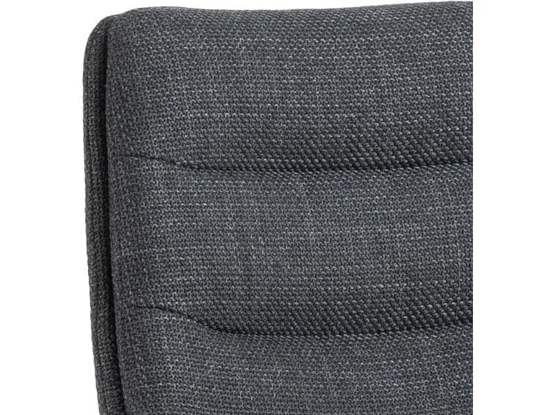 AC Design Barhocker Adisa 2 Stück, 47 x 95 cm, Dunkelgrau