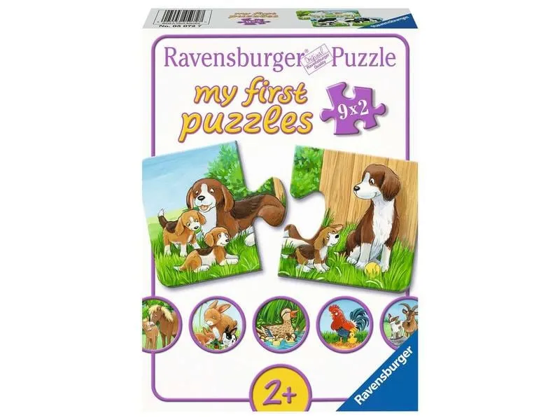 Ravensburger Kleinkinder Puzzle my first puzzles Tierfamilien Bauernhof