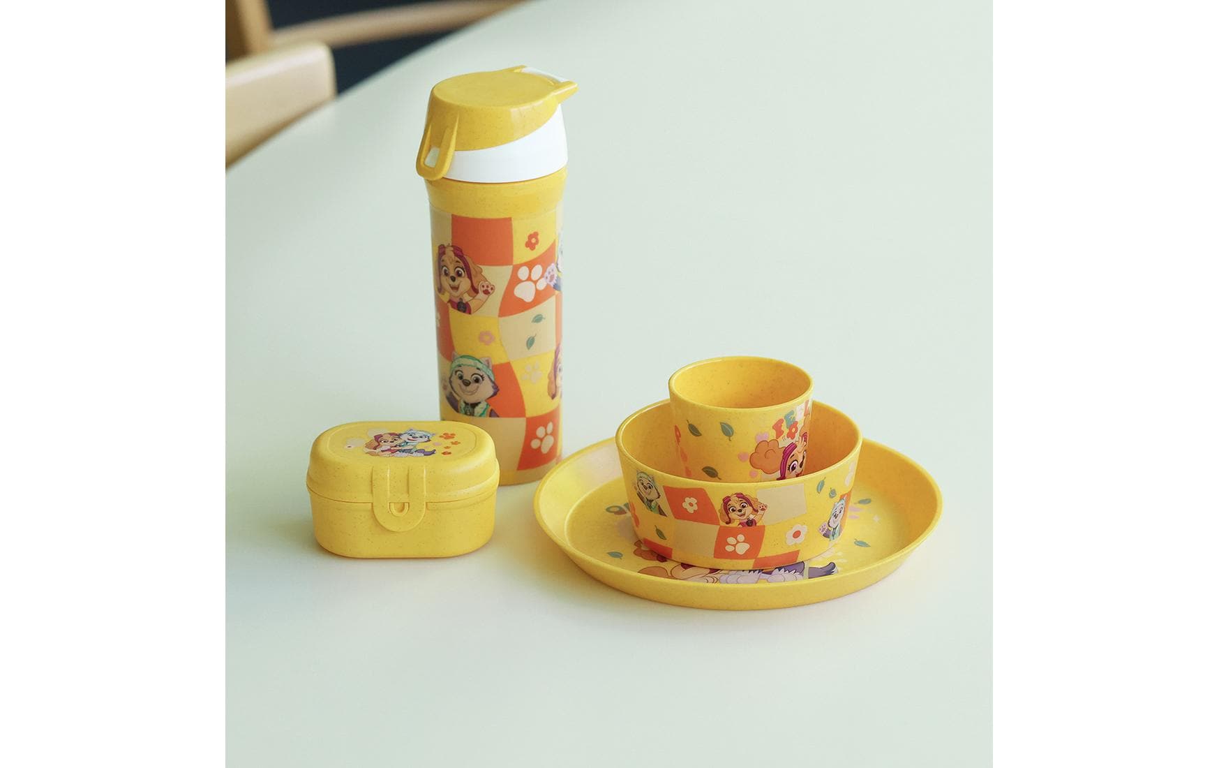 Koziol Kindergeschirrset CONNECT PAW PATROL honey yellow Koziol Kindergeschirrset CONNECT PAW PATROL honey yellow