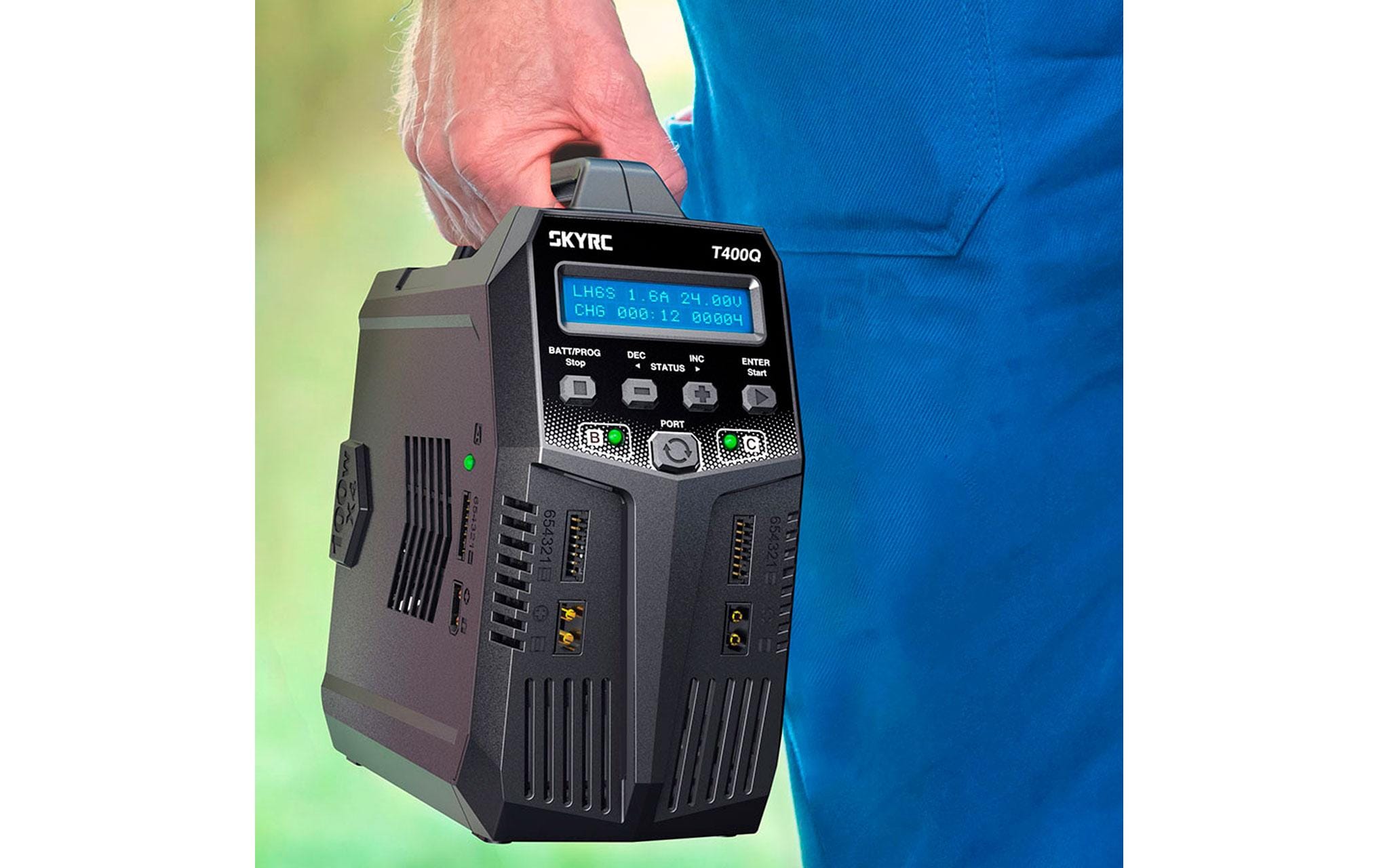 SKYRC Quad-Ladegerät T400Q AC/DC 1-6S