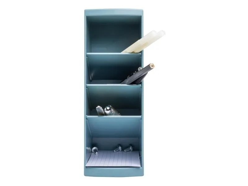 Exacompta Stiftehalter Multitower AutentiK, Blaugrau