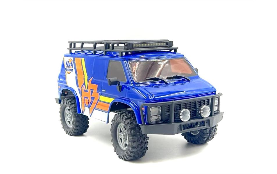 Absima Crawler CR18P EVO-V2 Rock Van blue, 4WD, RTR, 1:18