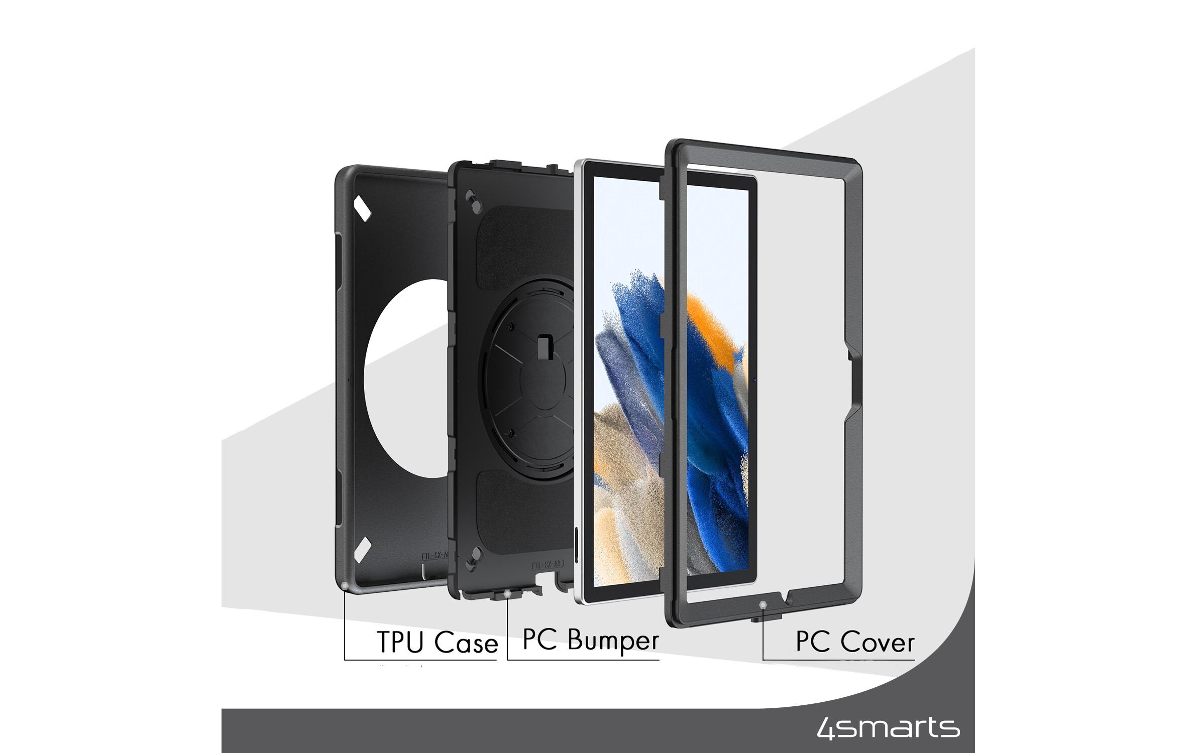 4smarts Tablet Back Cover Rugged GRIP Galaxy Tab S9 FE